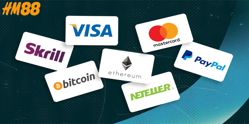 Nhà cái cho phép bạn thanh toán thông qua 5 hình thức cực tiện lợi